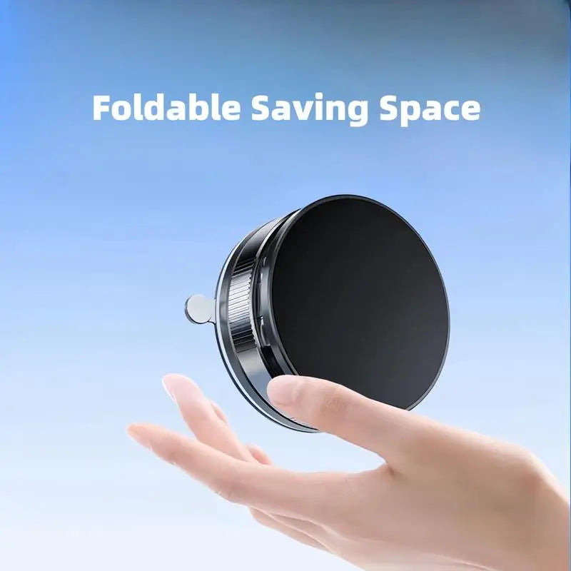 Soporte magnético para teléfono al vacío ajustable 360, soporte para teléfono con ventosa para Magsafe, soporte portátil para teléfono móvil para coches, maquillaje, gimnasio