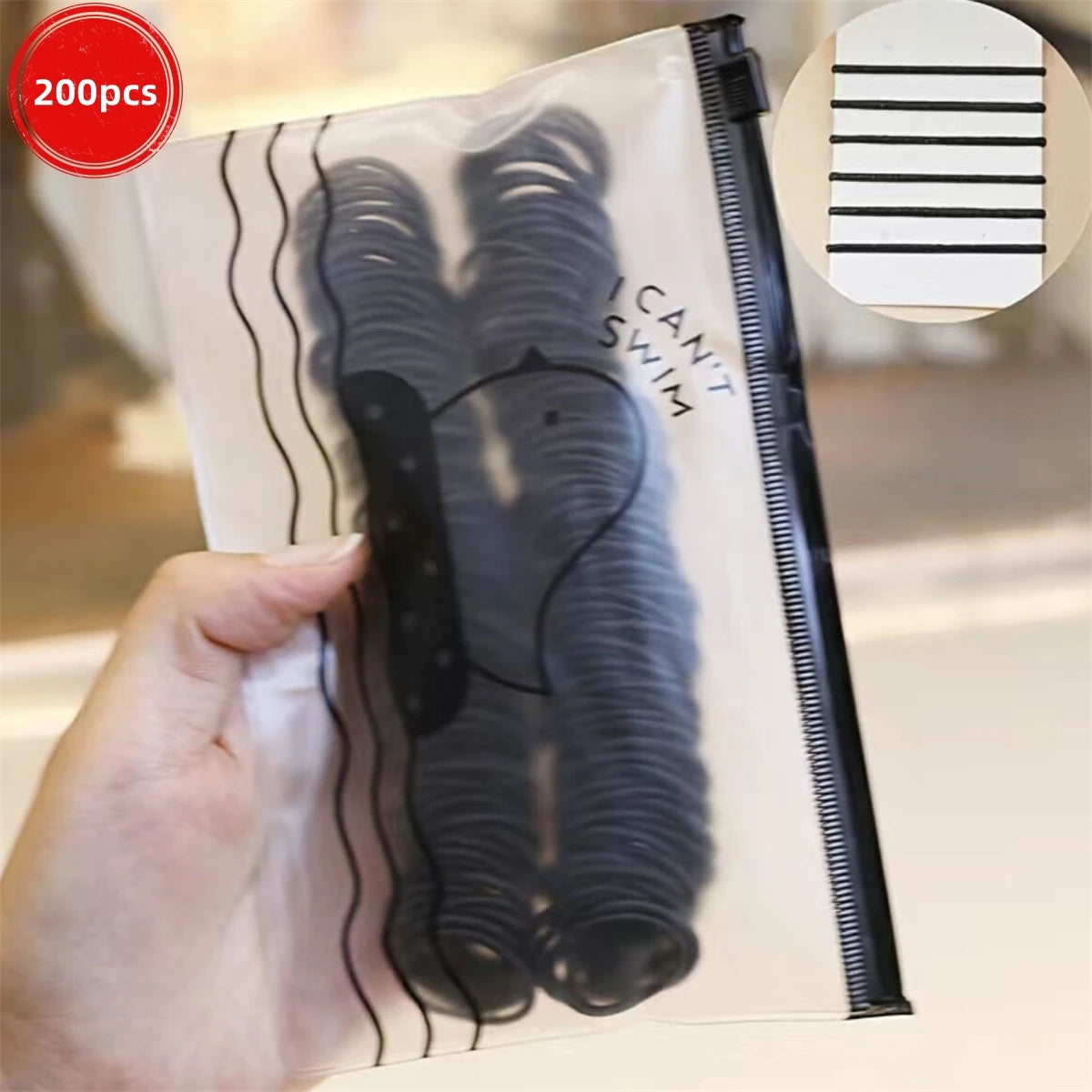 50/100/200/300pcs Lazos para el cabello lindos para niños y niñas - Lazos para el cabello de poliéster elástico colorido, elección ideal para regalos