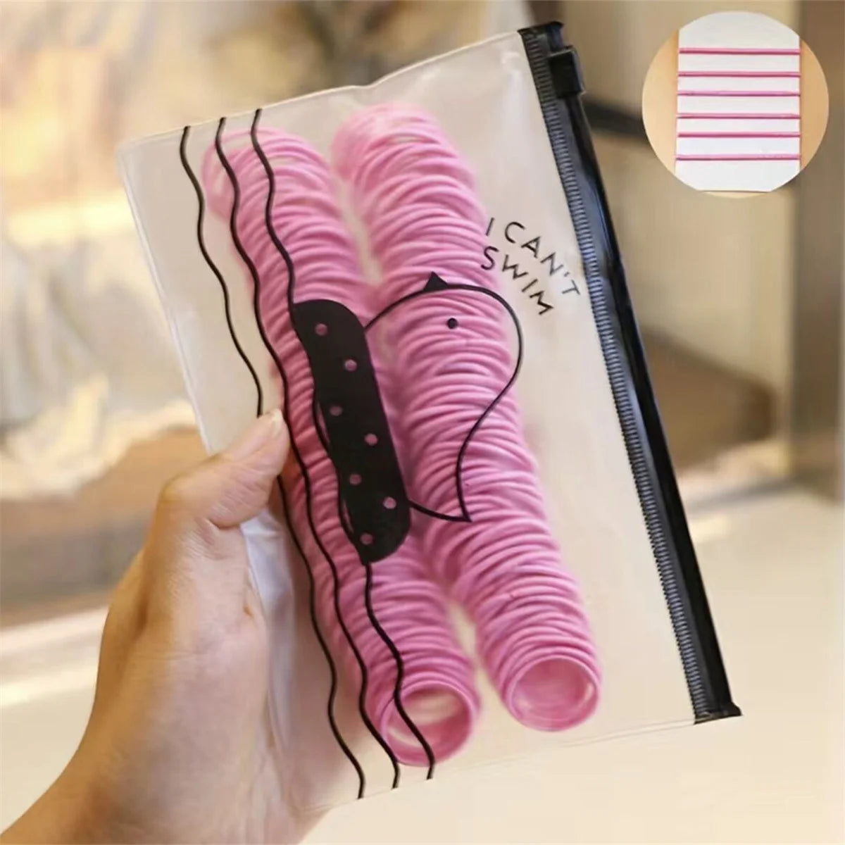 50/100/200/300pcs Lazos para el cabello lindos para niños y niñas - Lazos para el cabello de poliéster elástico colorido, elección ideal para regalos