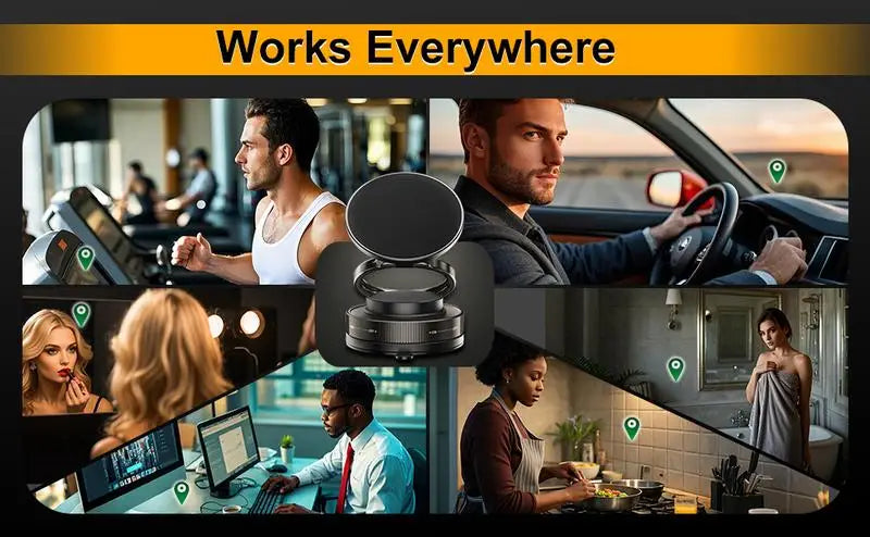 Soporte magnético para teléfono al vacío ajustable 360, soporte para teléfono con ventosa para Magsafe, soporte portátil para teléfono móvil para coches, maquillaje, gimnasio