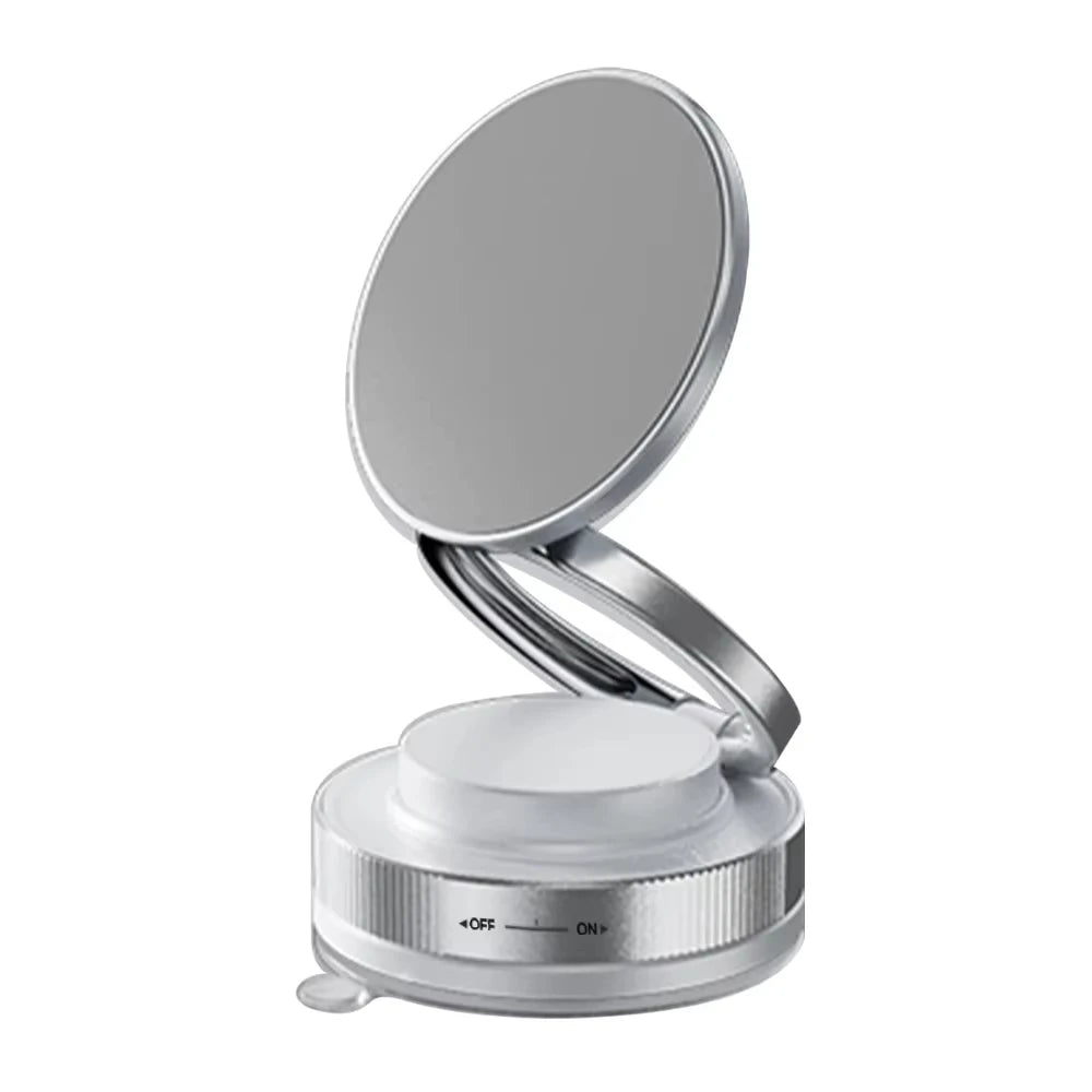 Soporte magnético para teléfono al vacío ajustable 360, soporte para teléfono con ventosa para Magsafe, soporte portátil para teléfono móvil para coches, maquillaje, gimnasio